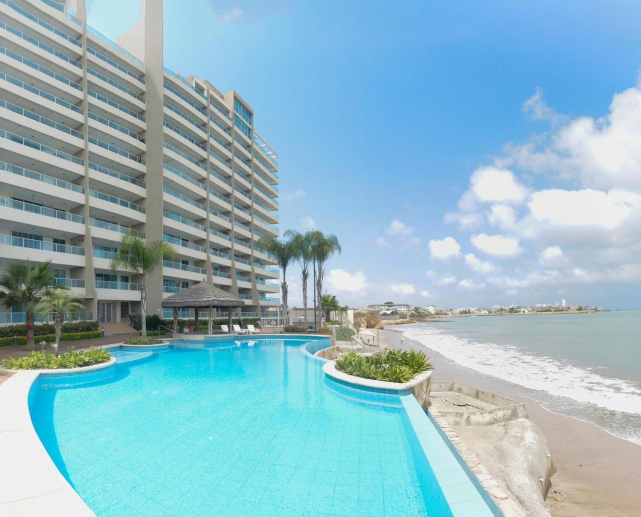 Lindo Departamento Al Pie De Playa Edificio Torre Oceanica Διαμέρισμα Salinas  Εξωτερικό φωτογραφία